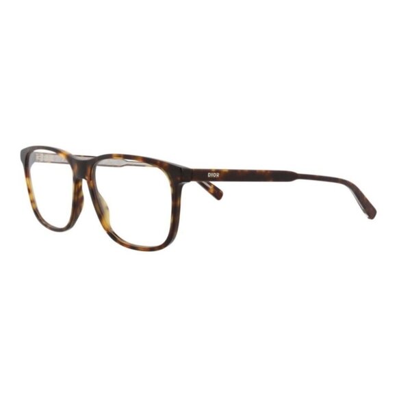 Dior Mens Square/Rectangle Havana Havana Transparent Fashion Designer Eyewear - Picture 1 of 4